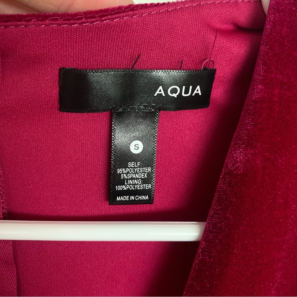 Aqua Velvet Rosette Bodycon Dress - Picture 8 of 13